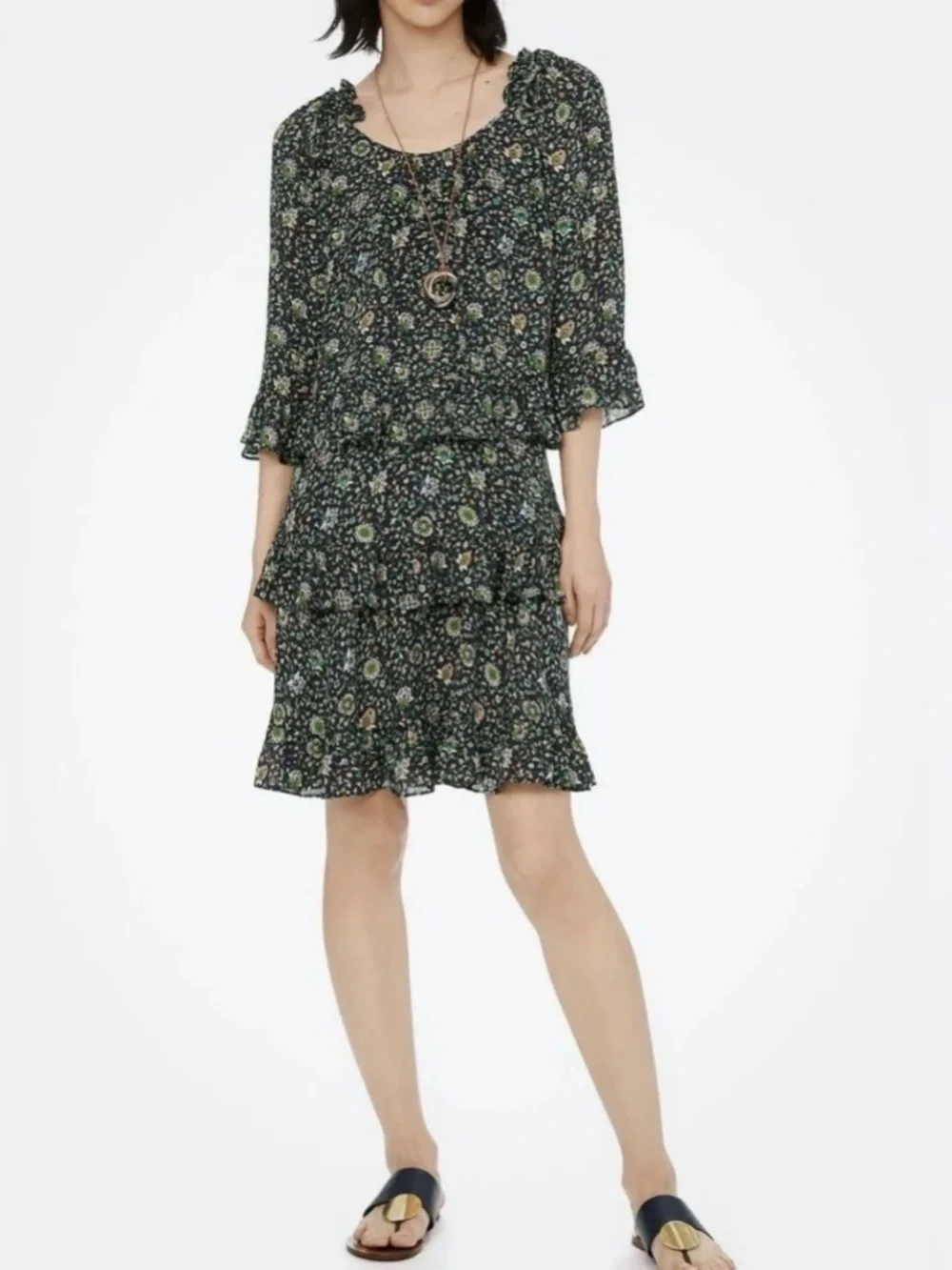 TORY BURCH 100% SILK - Picture 3 of 10